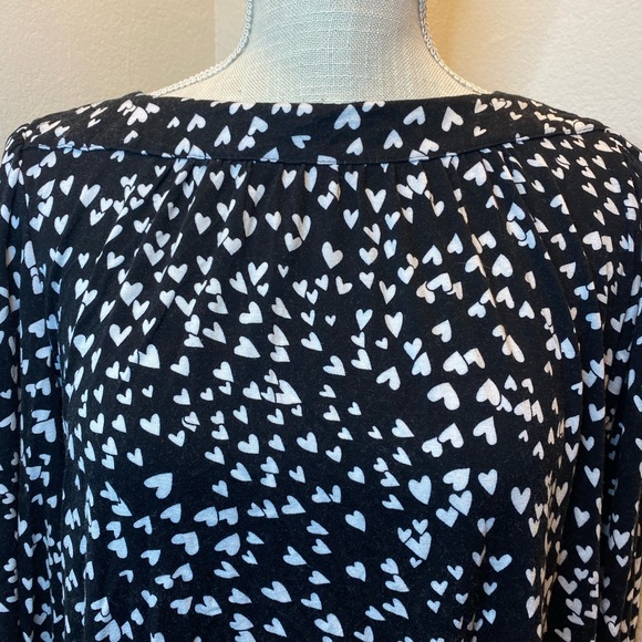 Cable & Gauge Black/White Heart Shirt - Picture 2 of 8